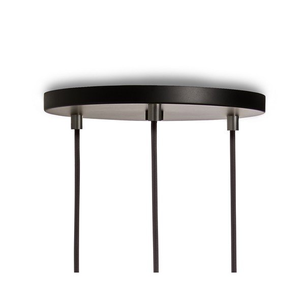 Ciemnoszara lampa wisząca ze ściemniaczem ø 25 cm Triple Pendant – tala-image-3