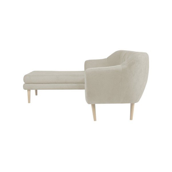 Beżowa sofa z szezlongiem po lewej stronie Mazzini Sofas Sicile-image-1
