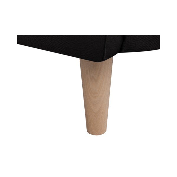 Czarny fotel Micadoni Home Belano-image-1