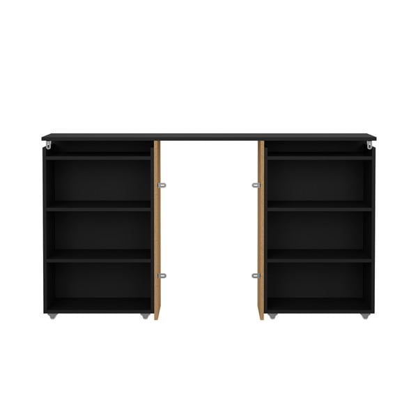 Czarny zagłówek 145x80 cm Naia – Tvilum-image-3