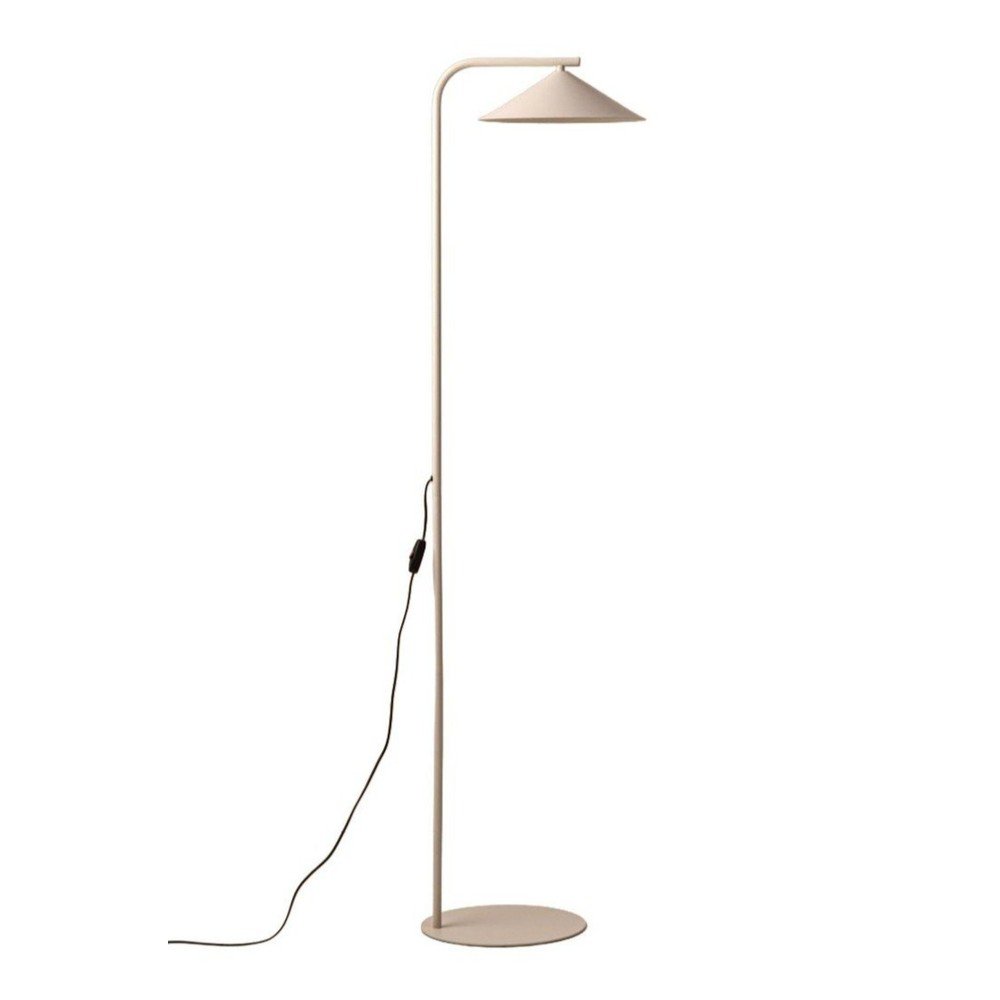 Kremowa metalowa lampa stojąca (wysokość 160 cm) Nocte – Micadoni