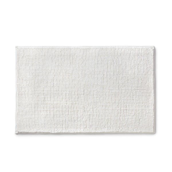 Biały dywanik łazienkowy 50x80 cm – Rayen