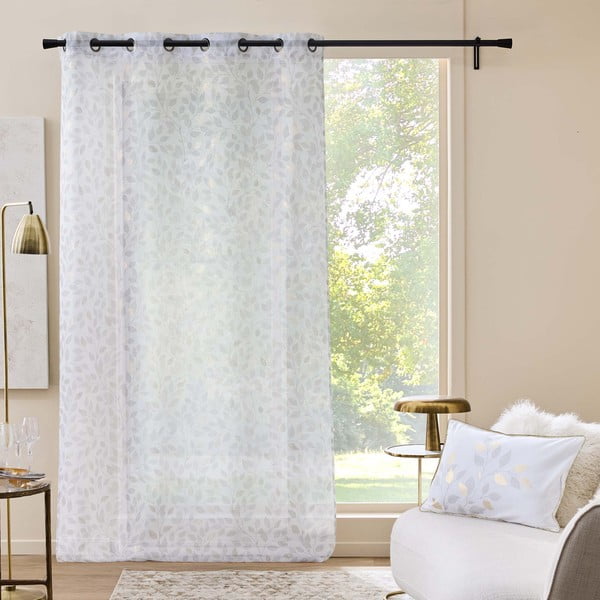 Biała firanka z woalu 140x240 cm Duchesse – douceur d'intérieur-image-1