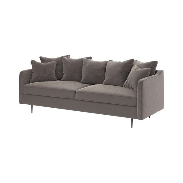 Beżowa aksamitna sofa Ghado Esme, 214 cm-image-2