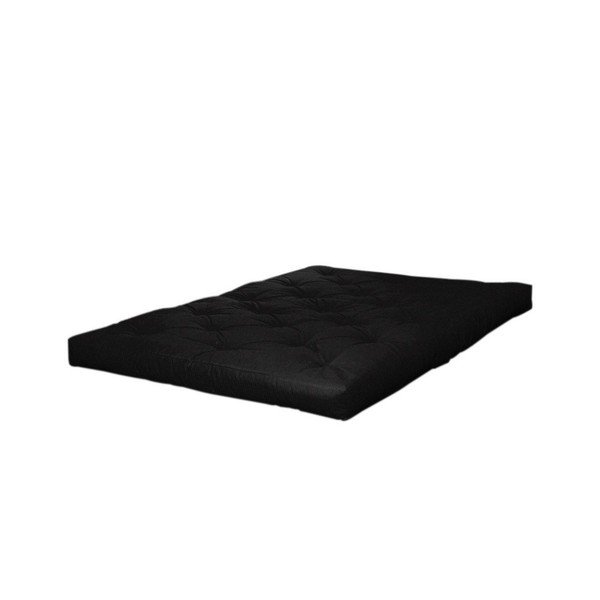 Czarny średnio twardy materac futon 140x200 cm Comfort Black – Karup Design