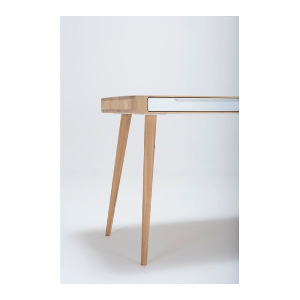 Biurko z drewna dębowego Gazzda Ena, 140 x 60 cm-image-4