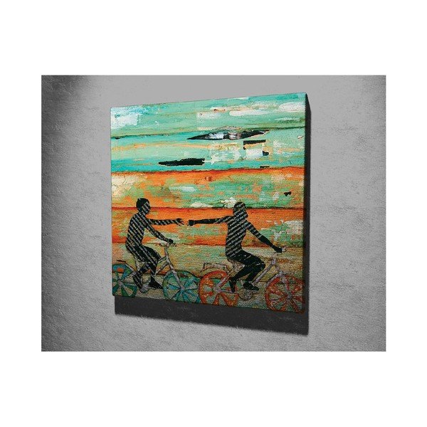 Obraz na płótnie Bike Trip, 45x45 cm-image-2