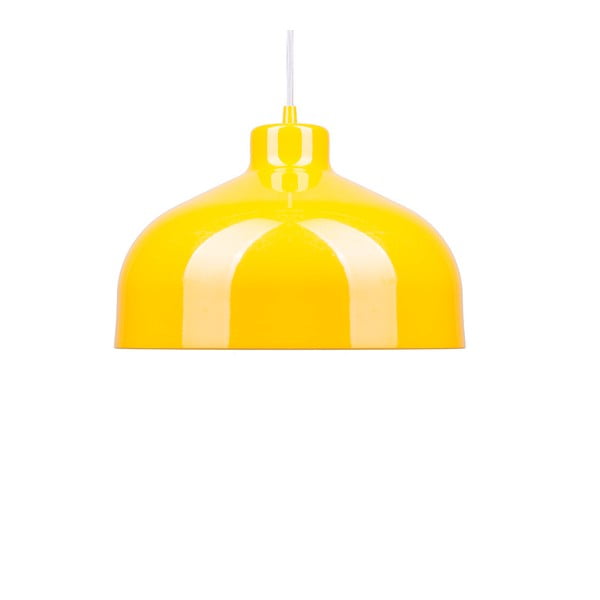 Żółta lampa wisząca Loft You B&B, 22 cm