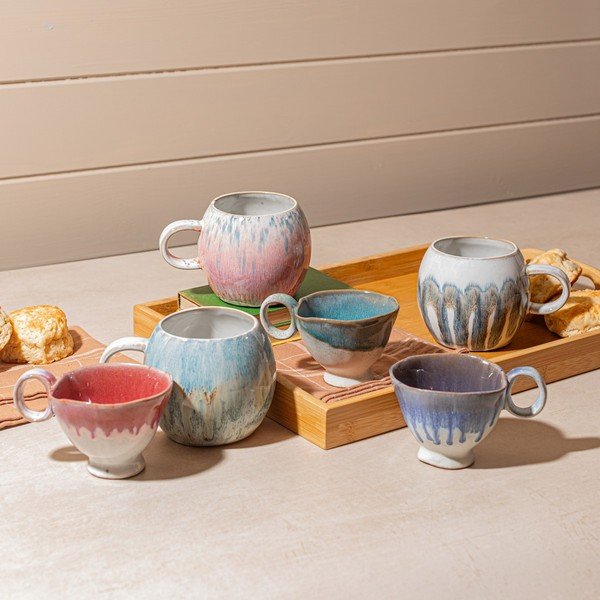 Różowa/kremowa filiżanka ceramiczna Colette – Sass & Belle-image-3