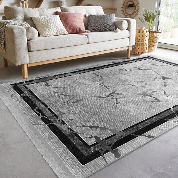 Szary chodnik 80x200 cm – Mila Home-image-2