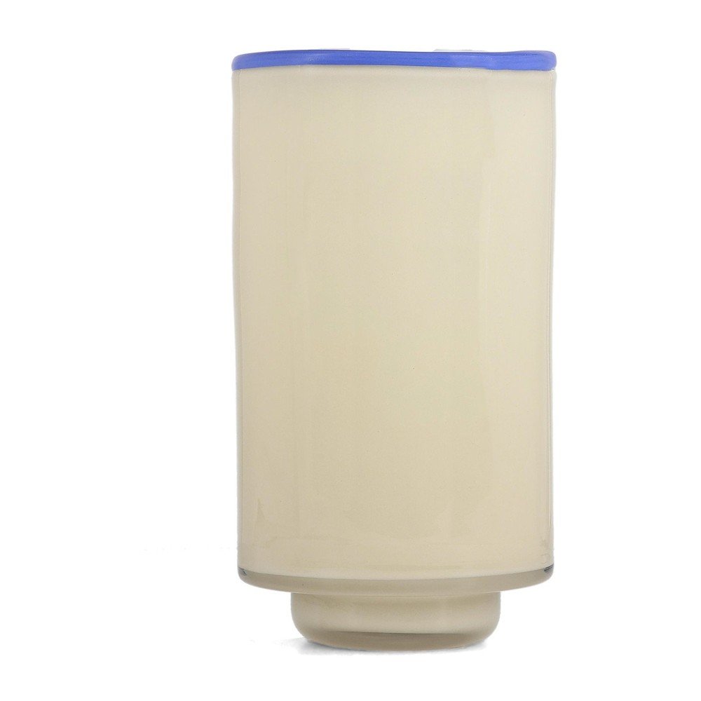 Kremowy szklany wazon (wysokość 21,5 cm) Milo – ONA