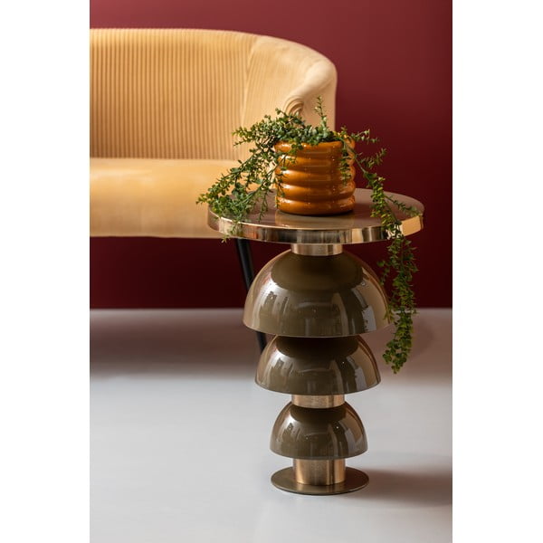 Metalowy okrągły stolik ø 46 cm Tess – Leitmotiv-image-1