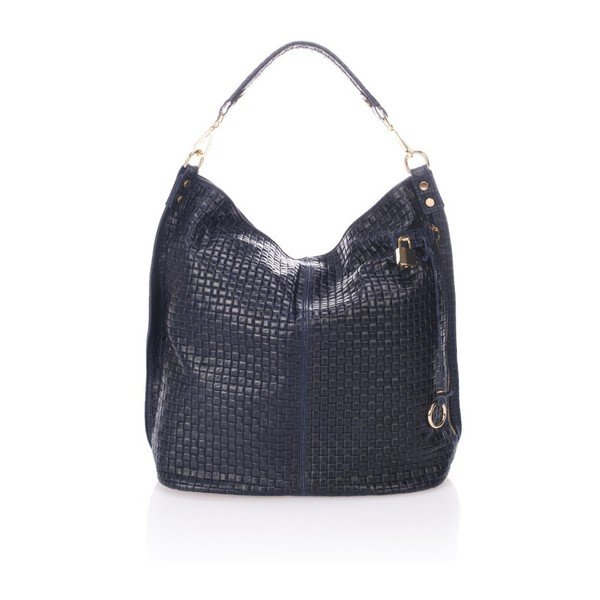 Ciemnoniebieska torebka skórzana Giorgio Costa Violina