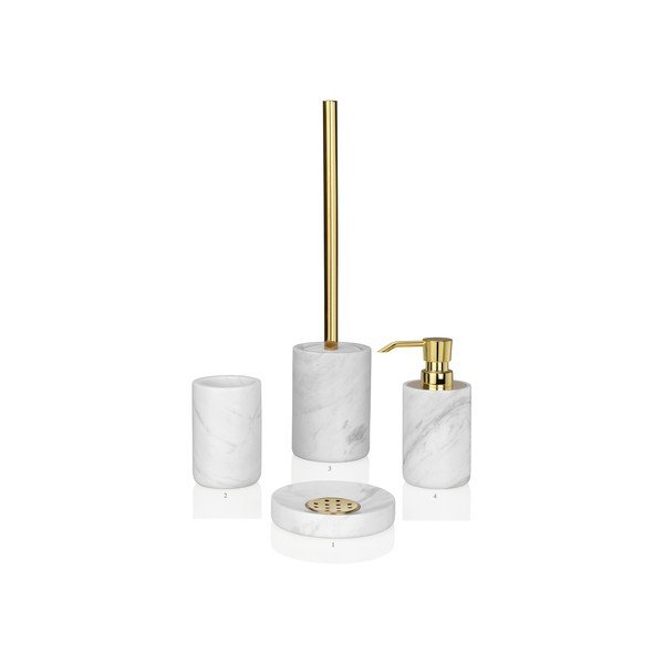 Dozownik do mydła Marble Gold-image-1