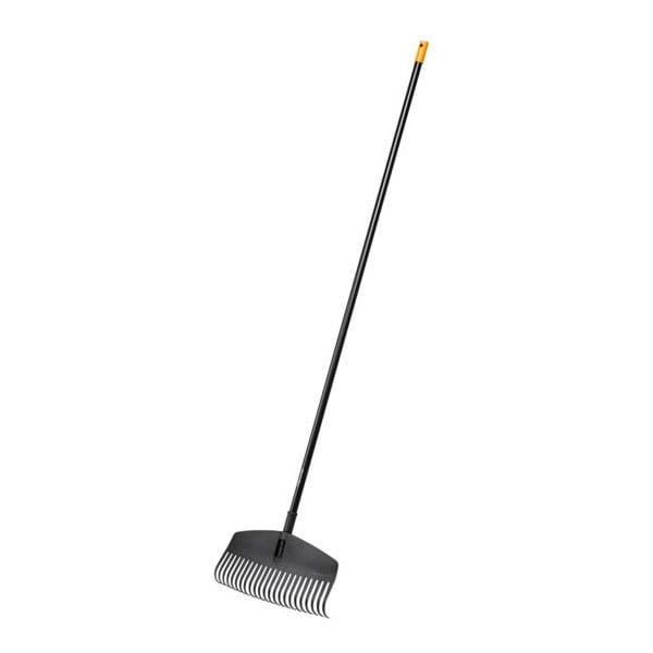 Czarne uniwersalne grabie Fiskars Solid, szer. 41,5 cm-image-1