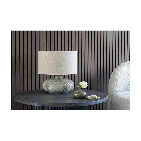 Ciemnobrązowy okrągły stolik w dekorze topoli ø 80 cm Boavista – House Nordic-image-4