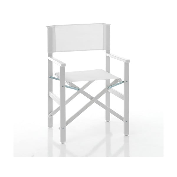 Białe metalowe krzesło ogrodowe Milos – Tomasucci