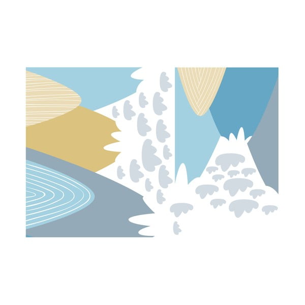 Naklejka ścienna Ambiance Scandinavian Giant Mountains Blanka-image-2