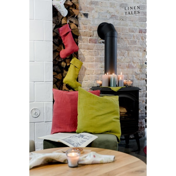 Tekstylna pończocha świąteczna Red Pear – Linen Tales-image-4