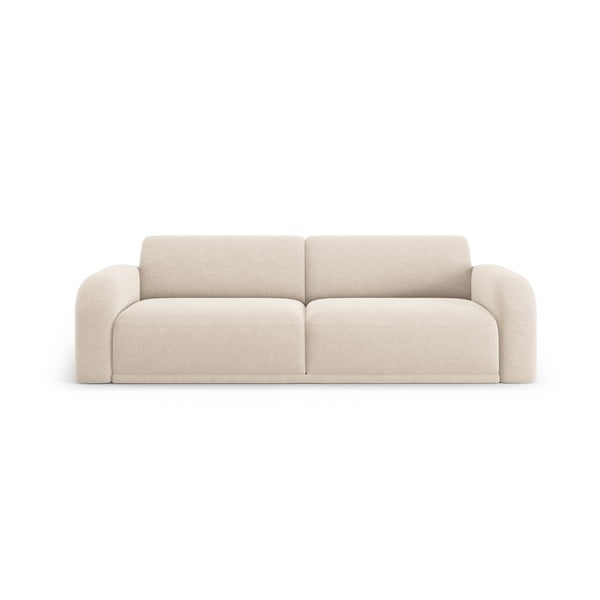 Beżowa aksamitna sofa 242 cm Erin – Micadoni Home