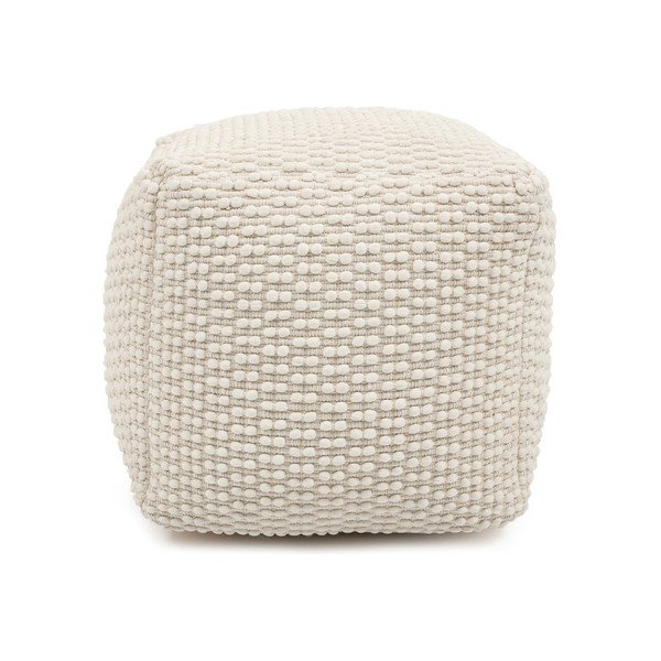 Kremowy puf Mascarell – Kave Home