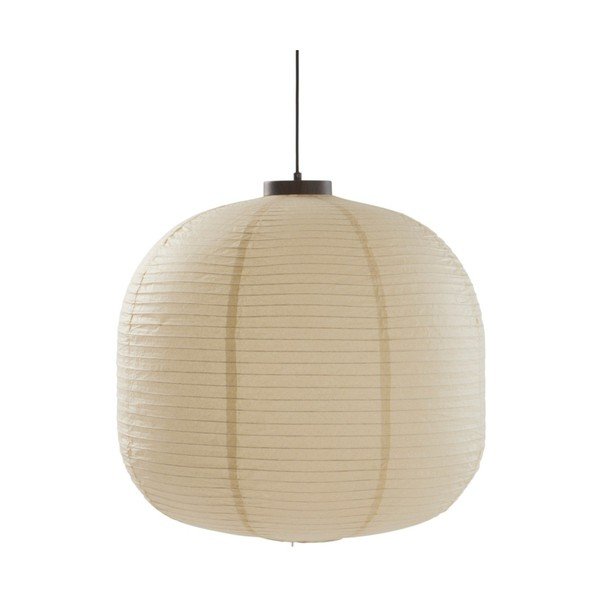 Beżowa papierowa lampa wisząca ø 65 cm Selma – Jotex