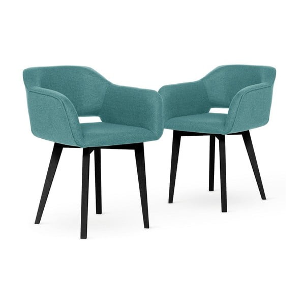 Zestaw 2 turkusowych krzeseł My Pop Design Oldenburg