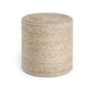 Szarobeżowy puf Jutta Greige – Hanse Home