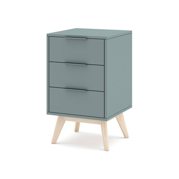 Szarozielona szafka nocna Pisco – Marckeric-image-2