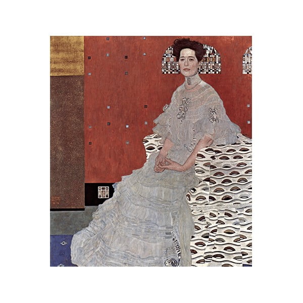 Reprodukcja obrazu Gustava Klimta - Fritza Riedler, 80x70 cm