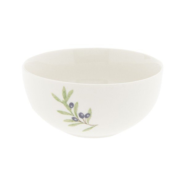 Biała miska porcelanowa Clayre & Eef Olive