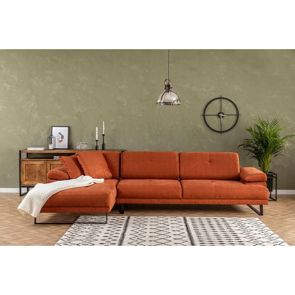 Orange Artie Mustang sofa narożna, lewy narożnik-image-1
