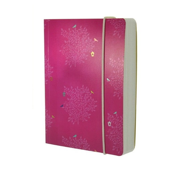 Notes A6 Go Stationery Cerise Trees