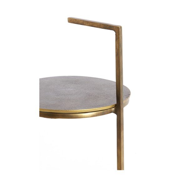 Okrągły stolik z kamiennym blatem ø 26 cm Leda – Light & Living-image-4
