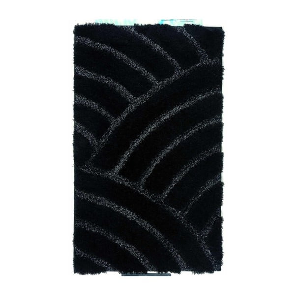 Czarny dywanik łazienkowy Confetti Bathmats Karya, 60x100 cm