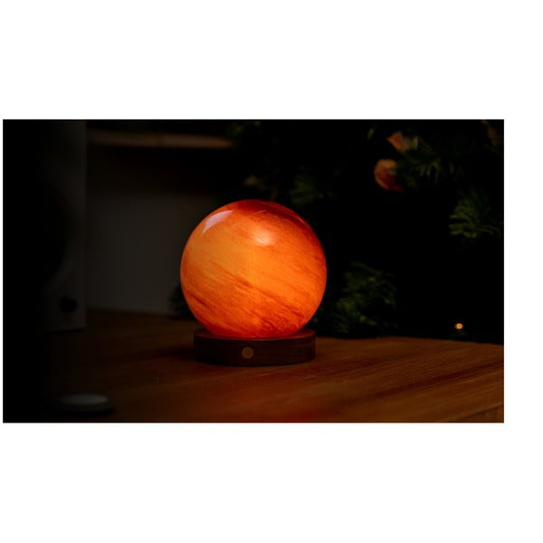 Ciemnobrązowa dekoracja świetlna na USB ø 12 cm Sand Storm – Gingko-image-3