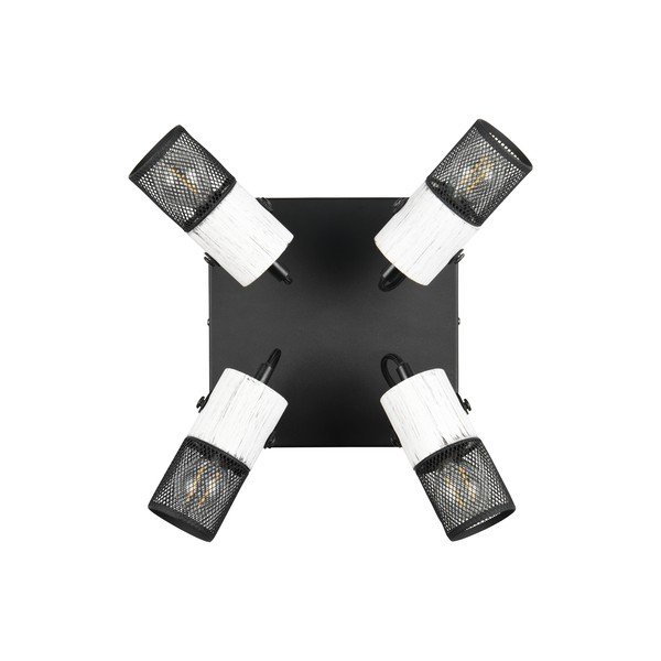 Czarno-biała lampa punktowa ø 9 cm Tosh – Trio-image-3