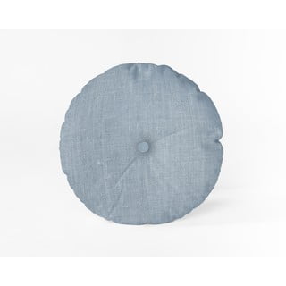 Jasnoniebieska poduszka Really Nice Things Cojin Redondo Light Blue, ⌀ 45 cm