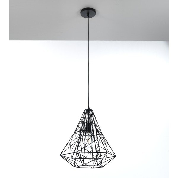 Czarna lampa wisząca Tomasucci Diamond Black-image-3
