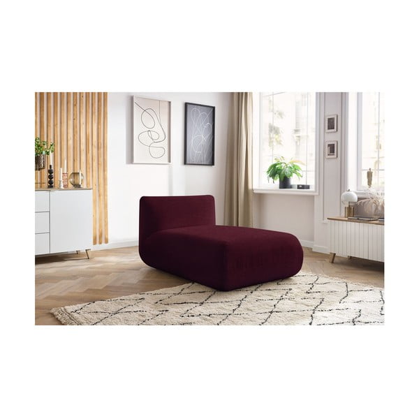 Bordowy sztruksowy moduł sofy Lecomte – Bobochic Paris-image-3