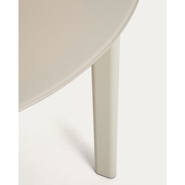 Okrągły stół ogrodowy ze szklanym blatem ø 120 cm Erice – Kave Home-image-4