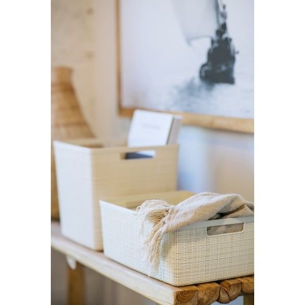 Plastikowy koszyk do przechowywania Jute – Curver-image-1