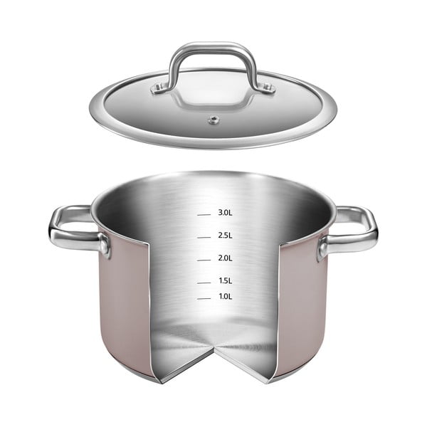 Zestaw garnków ze stali nierdzewnej 8 szt. Delight – Tescoma-image-4