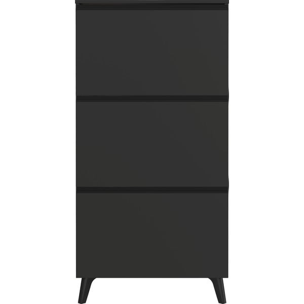 Antracytowa uchylna szafka na buty Scarpa – Germania-image-1