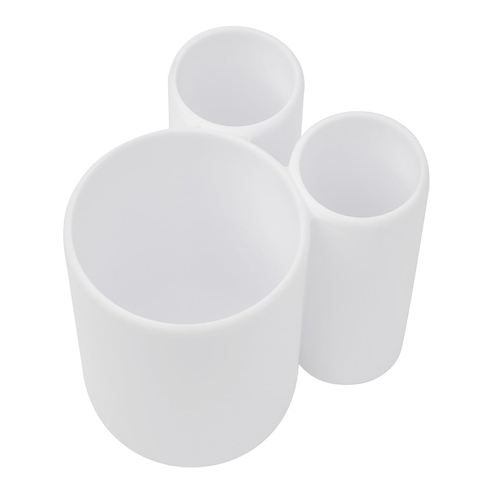 Biały plastikowy kubek na szczoteczki do zębów Touch – Umbra (zdjęcie 8)