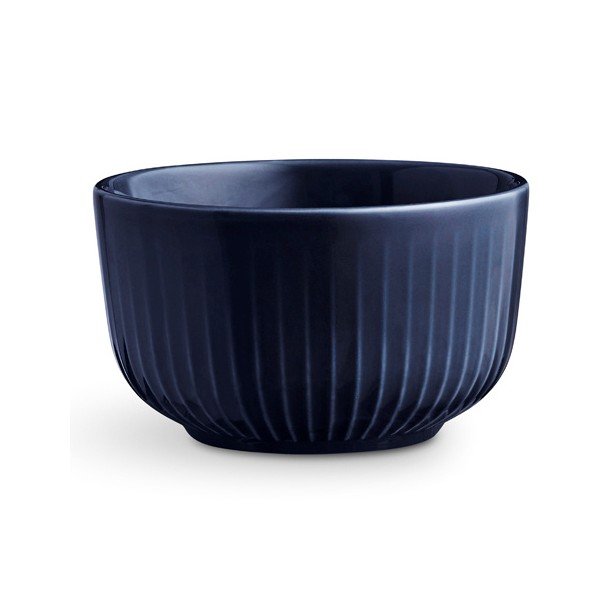 Ciemnoniebieska porcelanowa miska Kähler Design Hammershoi, ⌀ 11 cm