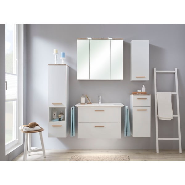 Biała ceramiczna umywalka 80x47 cm Set 931 – Pelipal-image-1