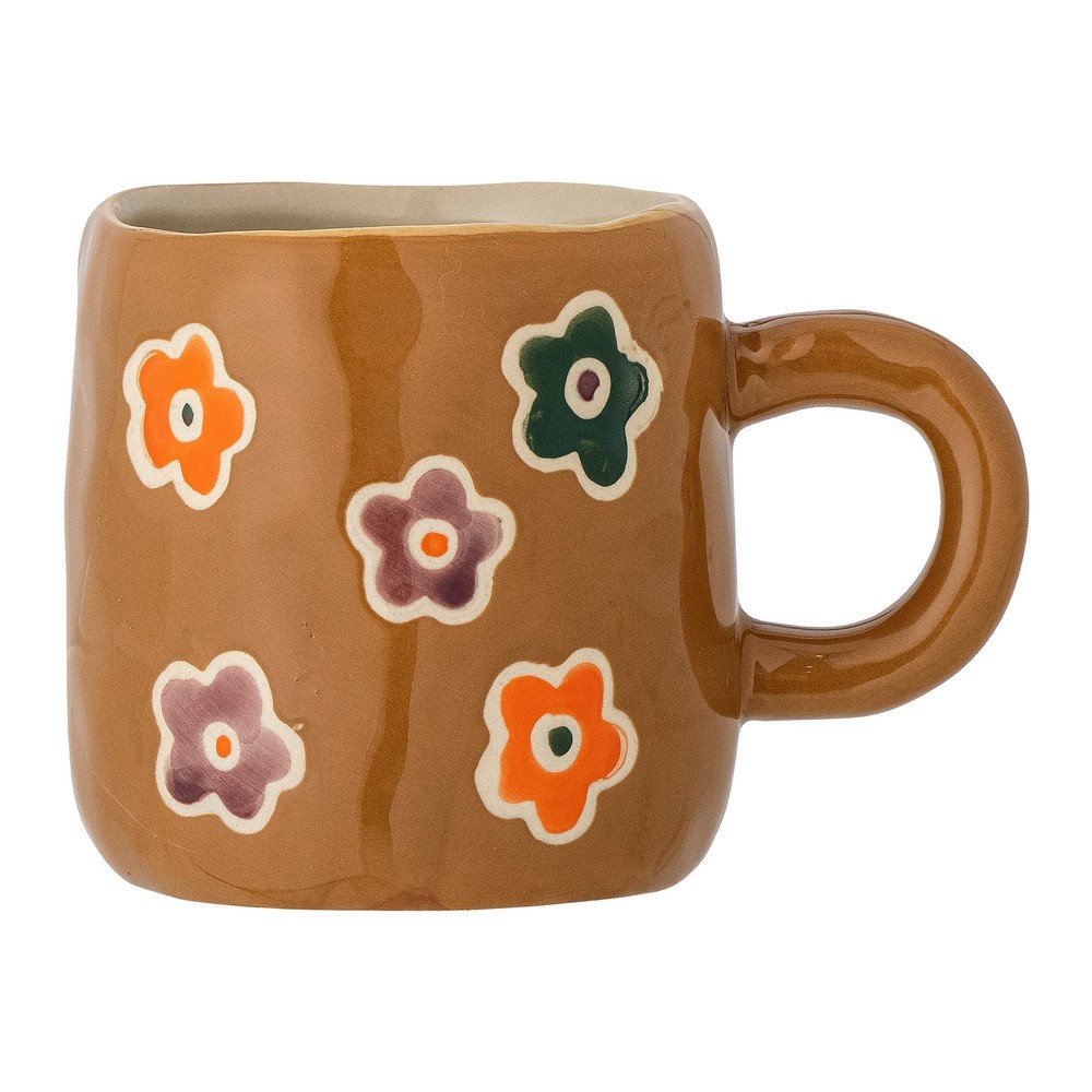 Brązowy kamionkowy kubek dla dzieci 130 ml Addy – Bloomingville Mini