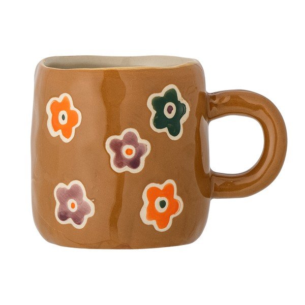 Brązowy kamionkowy kubek dla dzieci 130 ml Addy – Bloomingville Mini