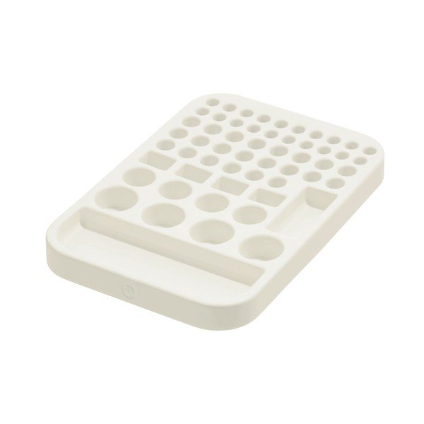 Biały organizer na baterie iDesign Eco Bin, 28,19x19,23 cm-image-3